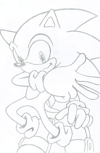 Sonic (SA3 Style) by BlackChaos65