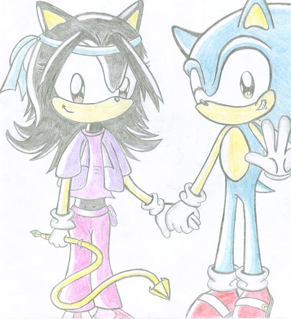 Shoame x Sonic (request) by BlackChaos65