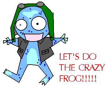 Chibi crazy frog!*for loverofscalies* by BlackPaint