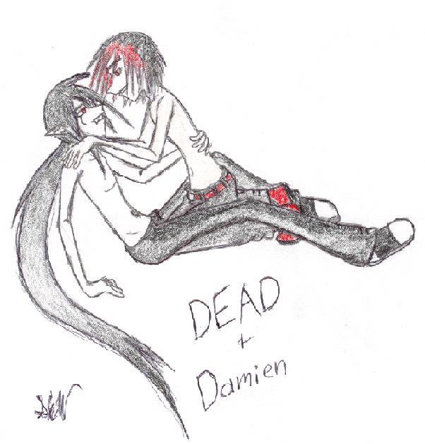 DEAD and Damien (for black_soul194) by BlackPaint