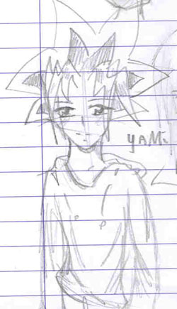 Yami sketch by BlackRose