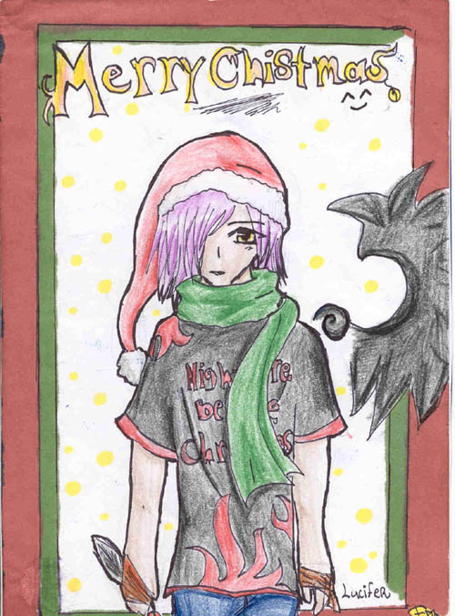 Lucifer christmas pic by BlackRose