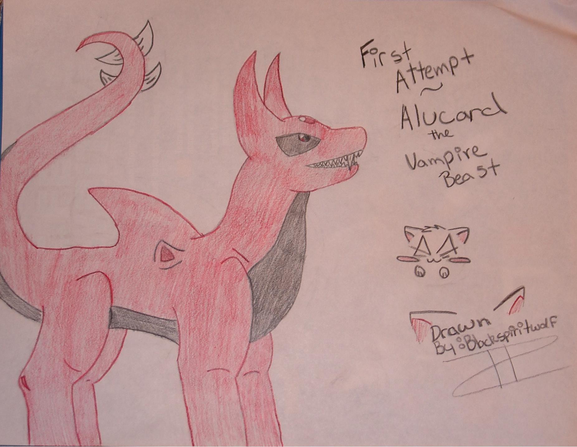 1st Attempt Alucard (Zeon Monster) by BlackSpiritWolf