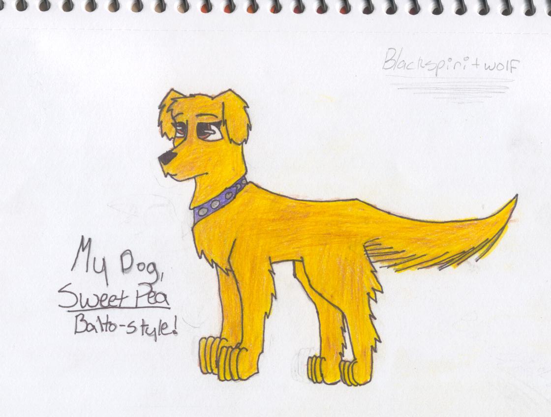My dog, Balto-ized! by BlackSpiritWolf