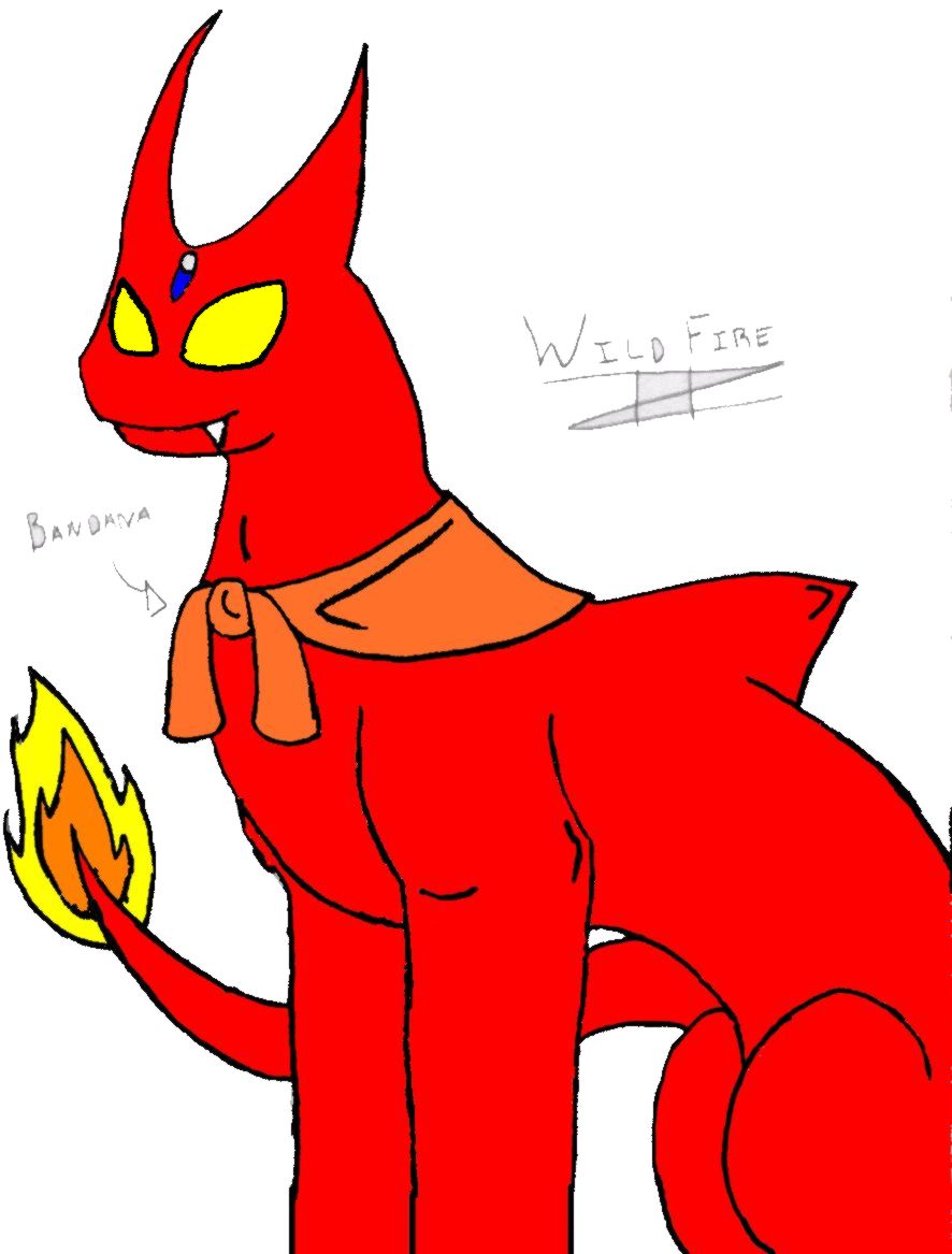 WildFire, Ricky's new Fire Zeon by BlackSpiritWolf