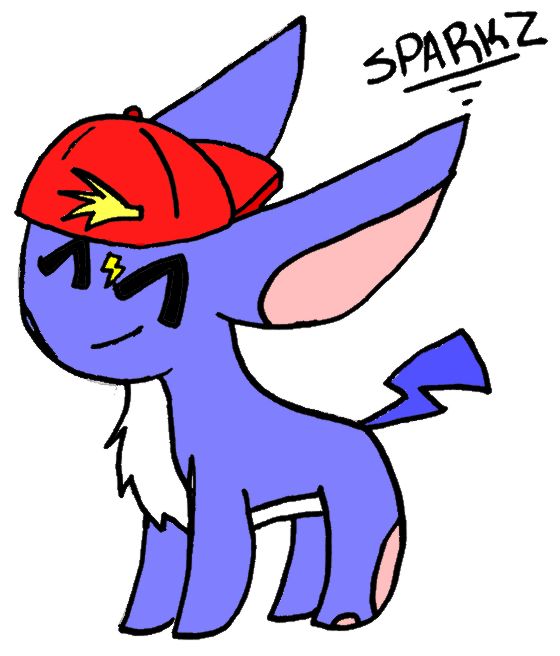request for wolf-girl-ghost) Sparkz the cat-bat by BlackSpiritWolf