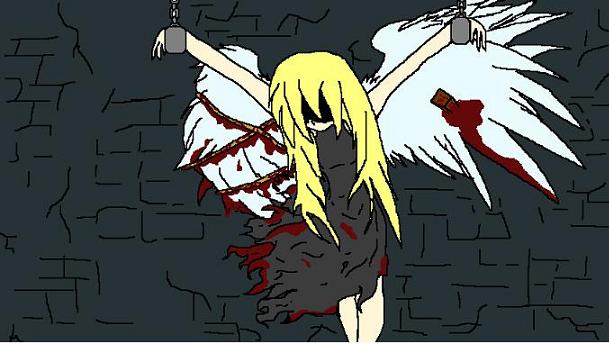 Tortured Angel by BlackWingedAngel009