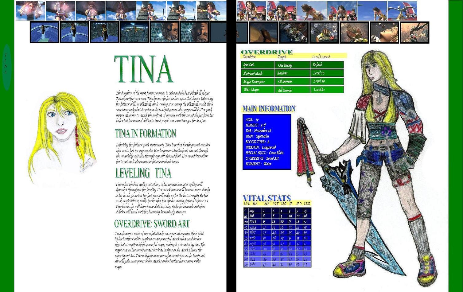 Tina (daughter of Tidus and Yuna) by BlackWingedAngel17