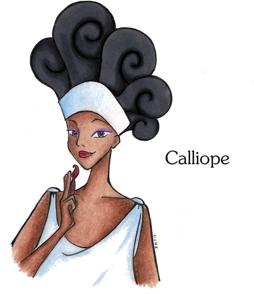 Calliope, the muse by Black_Breeze