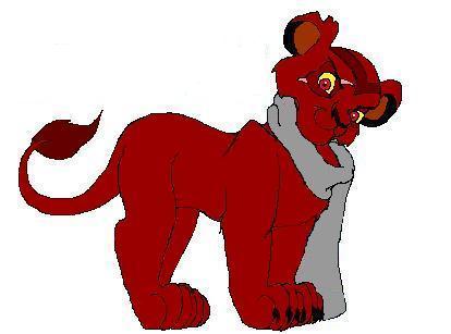 Red Lion Cub by Black_Umbreon