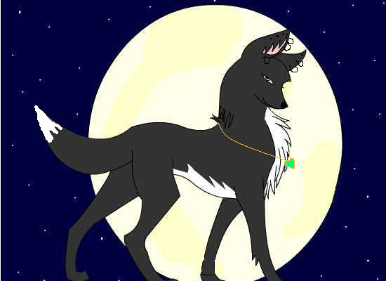 Kai (my werewolf form) by Blackwolfmoon