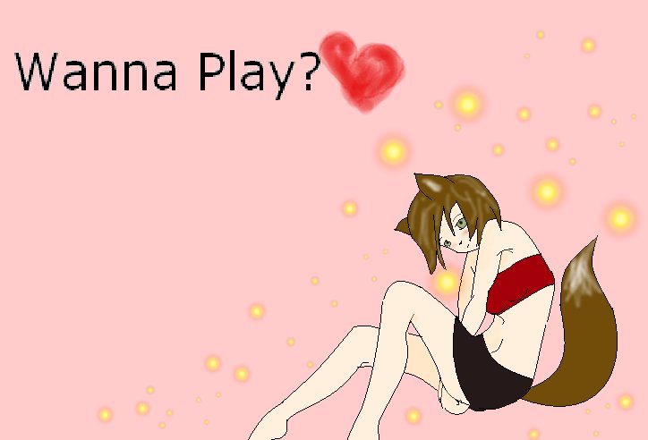 Wanna play? by Blackwolfmoon