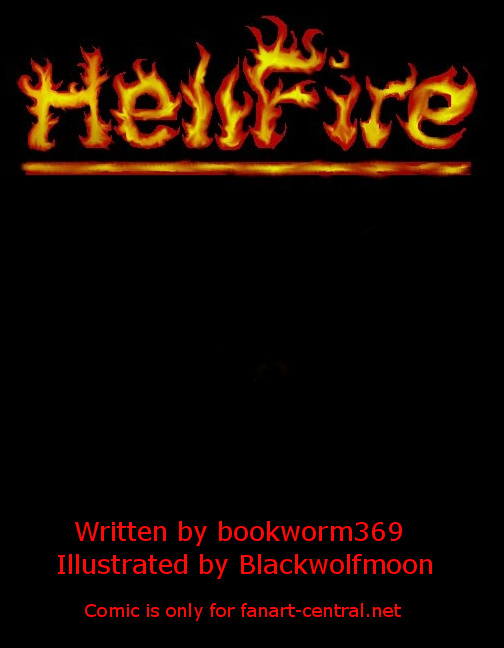 Hellfire Comic cover by Blackwolfmoon