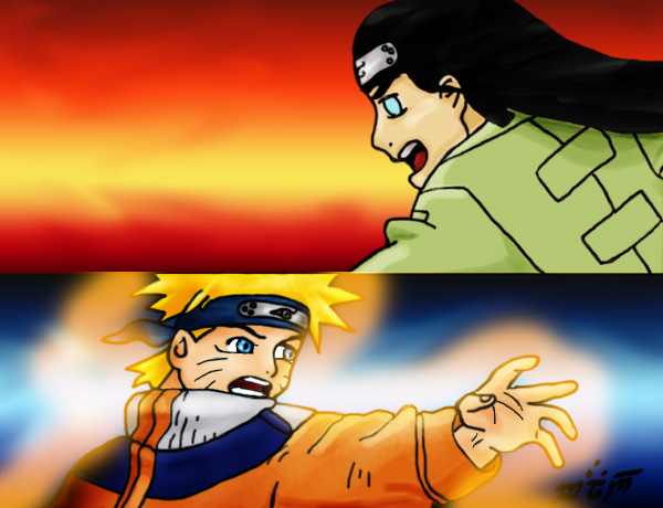 Naruto VS Neji by Blade