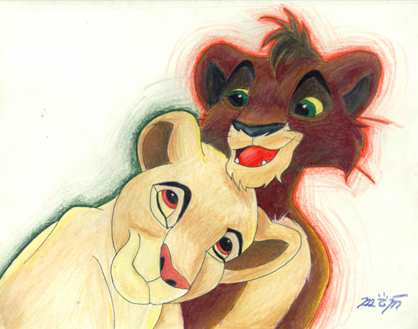 Kovu and Kiara (for Revenge_The_Hedgehog) by Blade