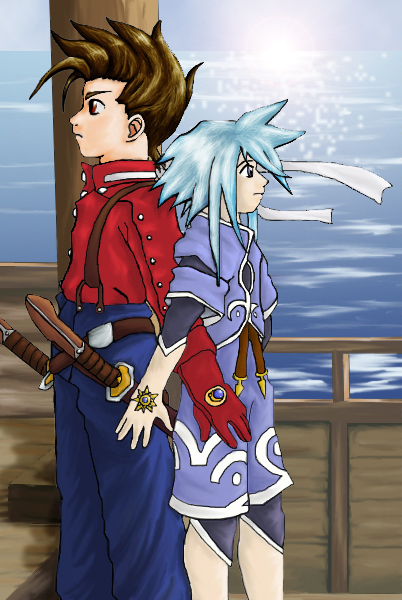 Lloyd and Genis by Blade