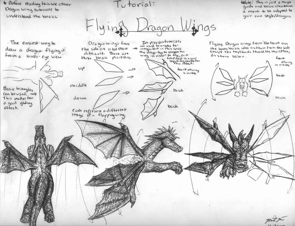 Flying Dragon Wings (for NekoAndManga) by Blade