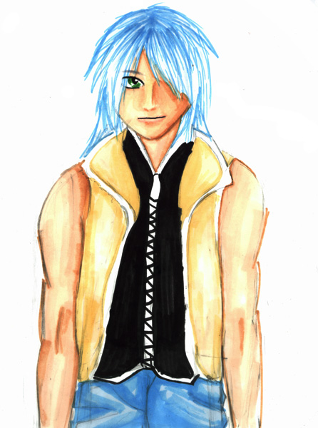 Riku in markers by Blade