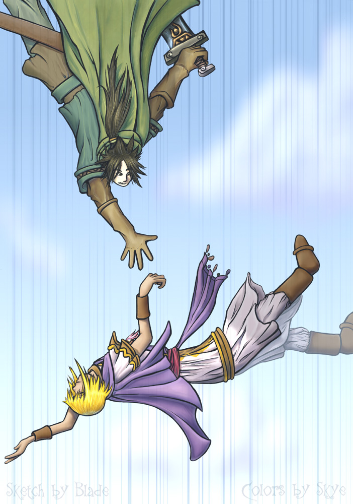 Catch me... (Golden Sun, coloured) by Blade