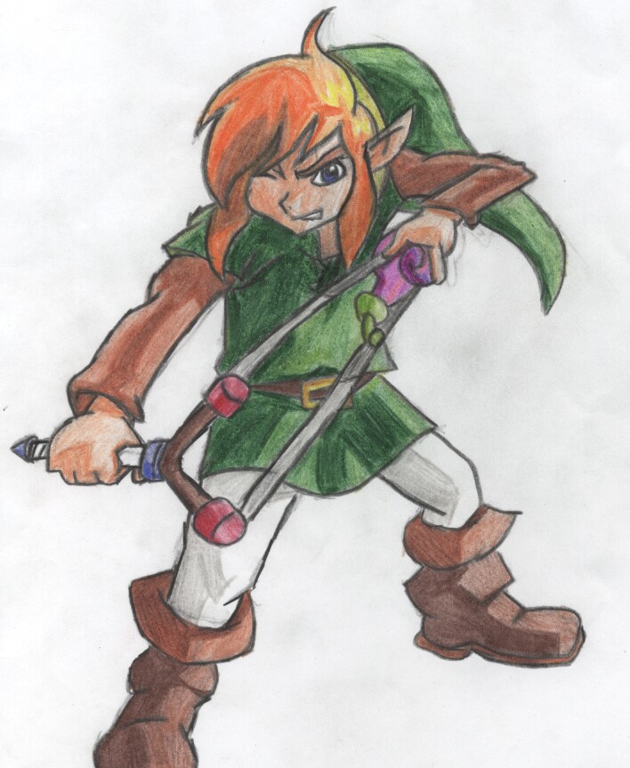 Link with a Slingshot by Blade