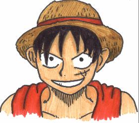 Monkey D. Luffy (inked!) by Blade