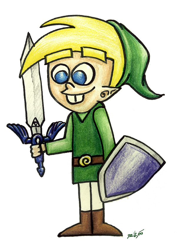 Timmy Turner as Link (for Dumas) by Blade