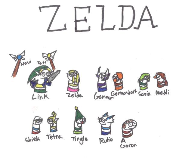 Legend Of Zelda Sock Puppets (for juli) by Blade