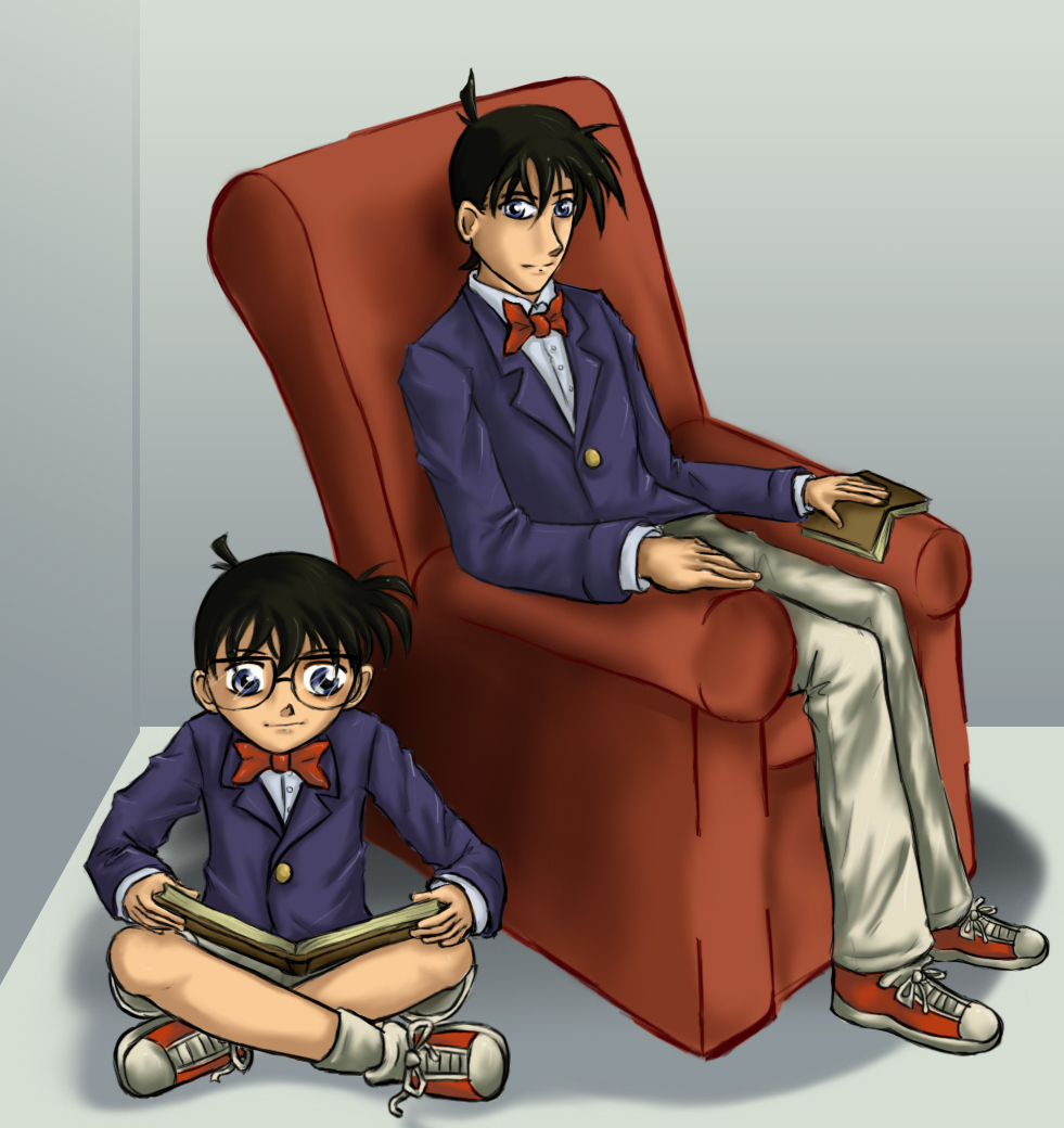 Conan and Shinichi by Blade