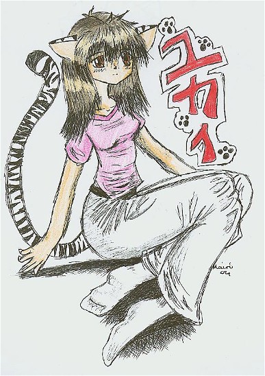 LTP: Yukai Yushiko pen drawing by Blader_Mairiel