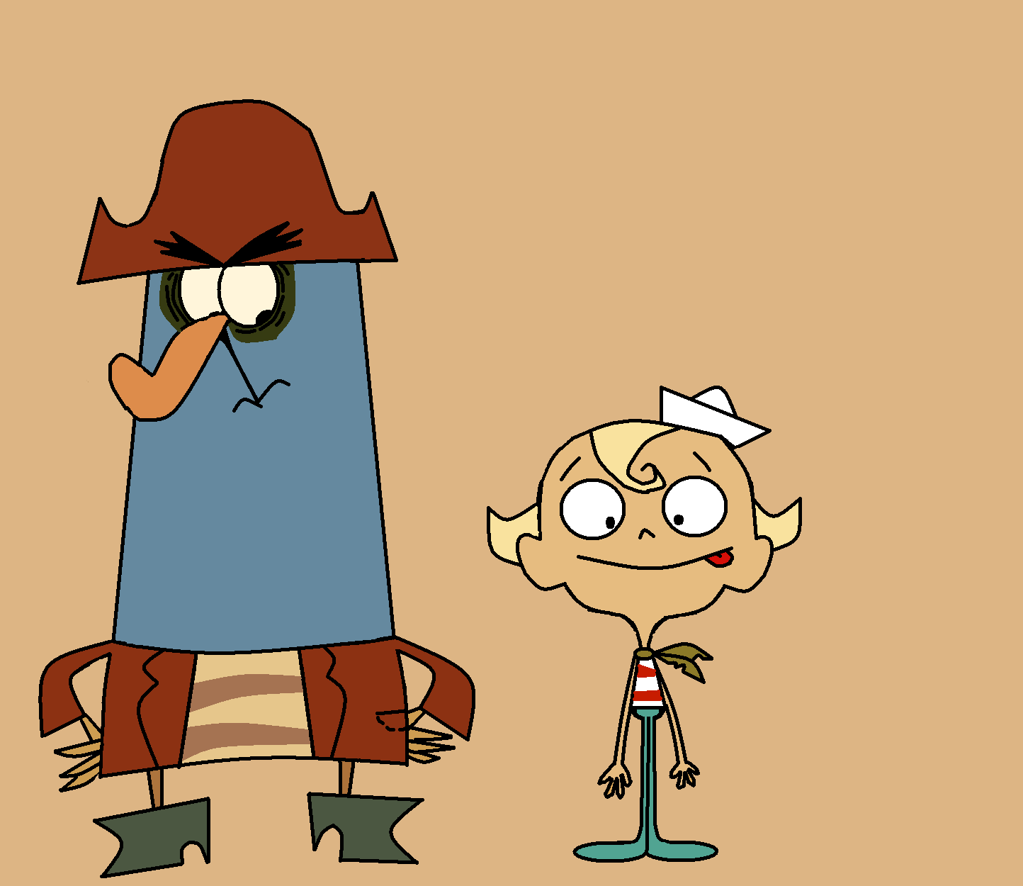 K'Nuckles and Flapjack by Bladez636