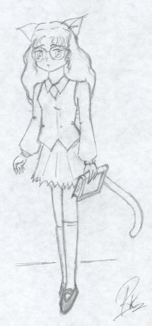 miwako in School Outfit by Blckjack