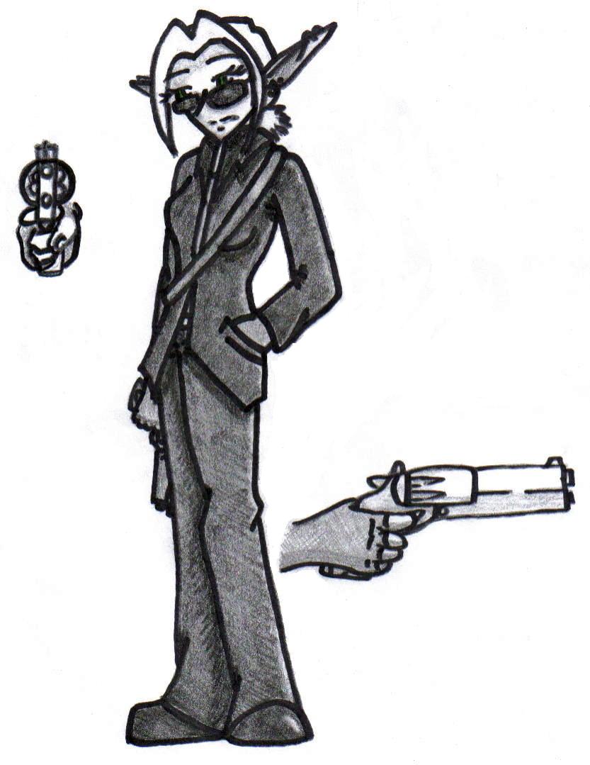 Gun Slinger, Matrix Style by Bleeding_Innocence23