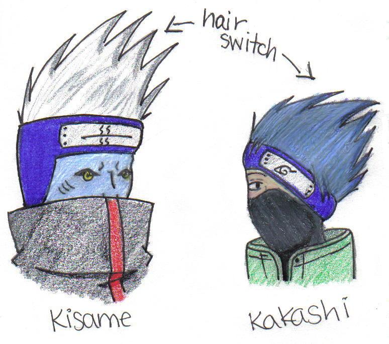 Kisame and Kakashi?!! (colored) by Bleeding_Innocence23