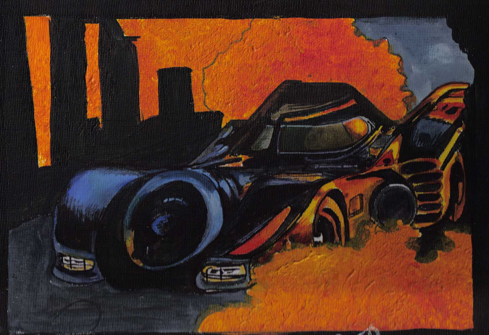 Batmobile 1989 by BlockGRaptor