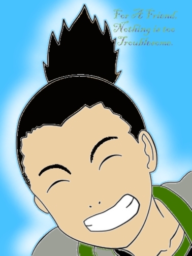Smiling Shikamaru by BloodCrystalDragon