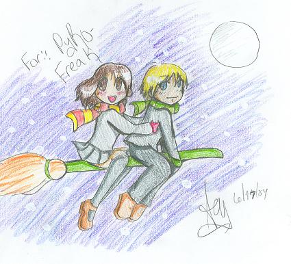 PyRo and Draco (for PyRo-FreaK) by BloodRoses1619