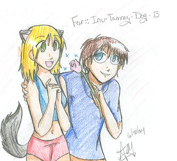 Summer and Harry (for Inu-Tammy-Dog-13) by BloodRoses1619