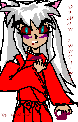 MS paint Demon Inuyasha by Blood_ink