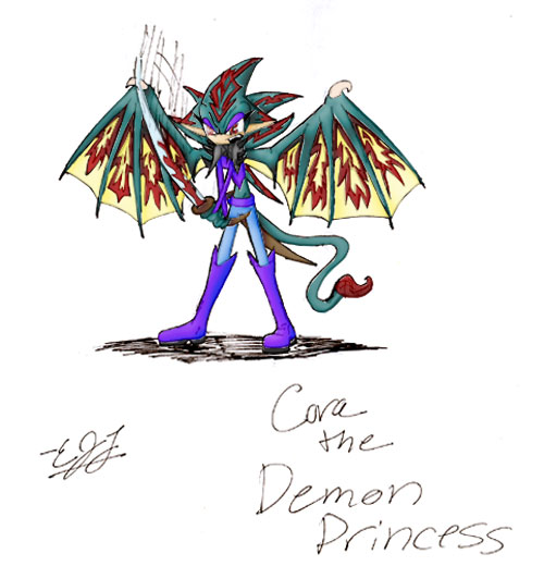 Cora the Demon by BloodfangTheFox