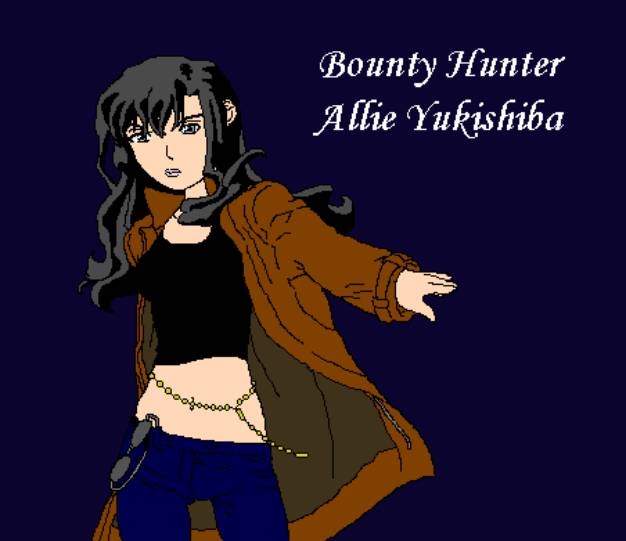 Bounty Hunter Allie Yukishiba by BloodstainedGenes666
