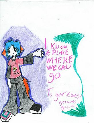 To Get Away.. by BloodySunAngel