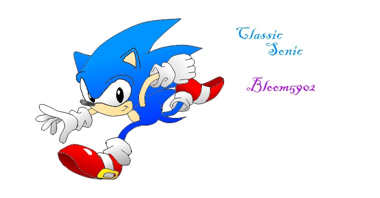 Classic Sonic by Bloom5902