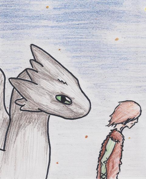 Toothless & Hiccup!~ by BlossomHeart