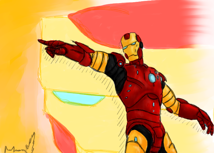Iron man by BlossomHeart