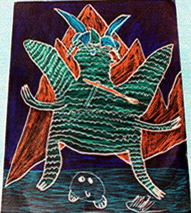 Tri-Headed Chaos Dragon by BlueEyesWhiteMagician