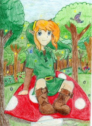 Link relaxing by Blue_Starfire