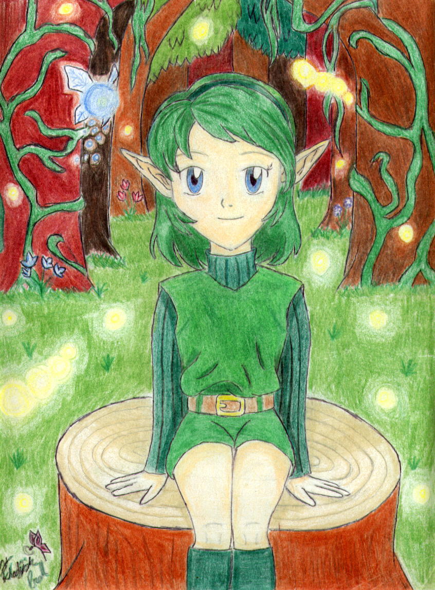 *little Saria by Blue_Starfire