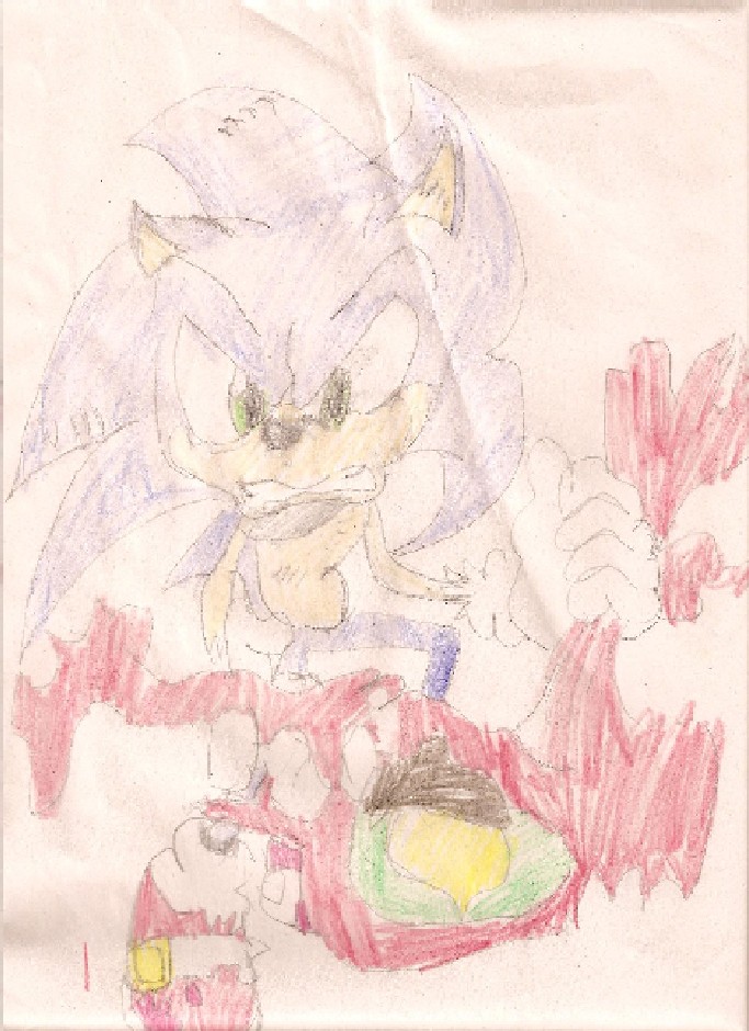 Sonic From The Cover of #176 by Blueflash1996