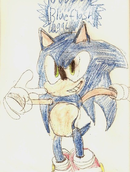Sonic The Hedgehog by Blueflash1996