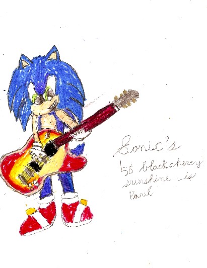 Sonic's '59 Black Cherry Sunburst Les paul by Blueflash1996